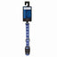 CC TwoTone Pawprint Collar 10-16In Blk - Your Pet Connection