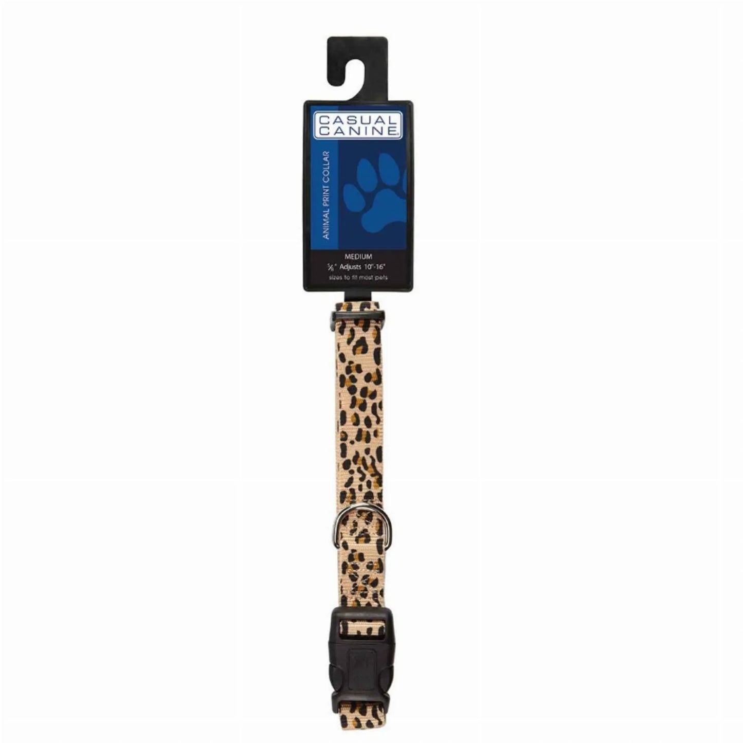 CC Animal Print Collar 10-16In Cheetah - Your Pet Connection