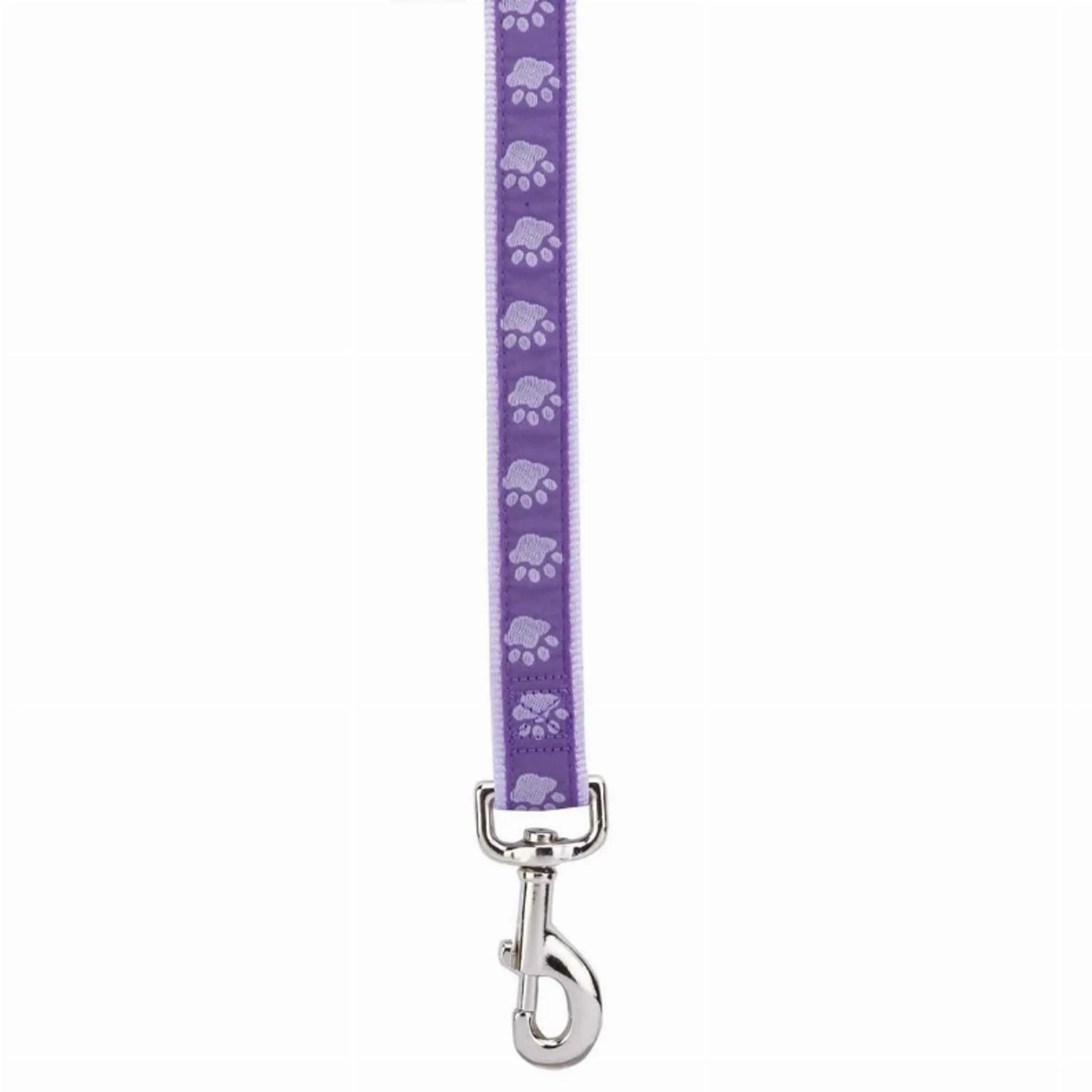 CC TwoTone Pawprint Lead 4Ftx5/8In Blk - Your Pet Connection