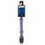 CC TwoTone Pawprint Collar 10-16In Blk - Your Pet Connection
