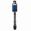 CC TwoTone Pawprint Collar 10-16In Blk - Your Pet Connection