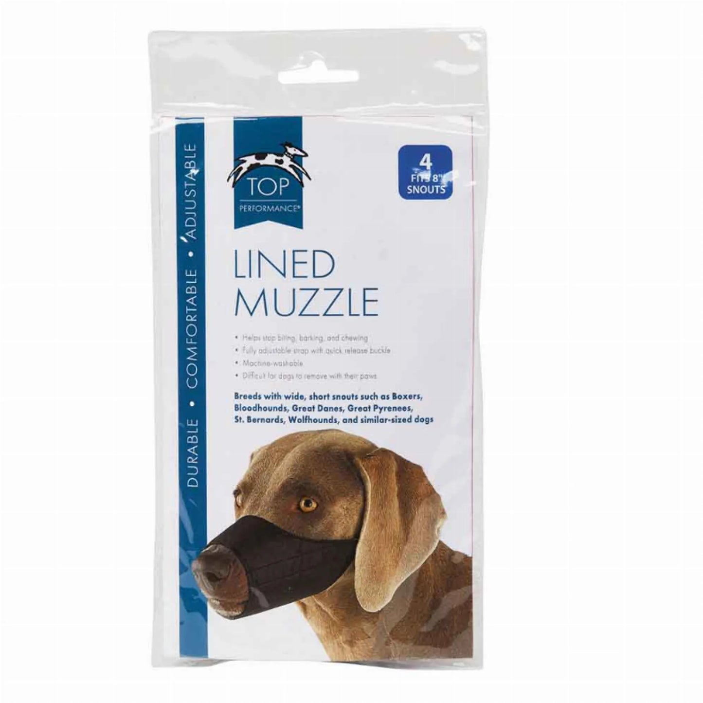 TP Lined Nylon Muzzle 10.25Insnout 5XL - Your Pet Connection