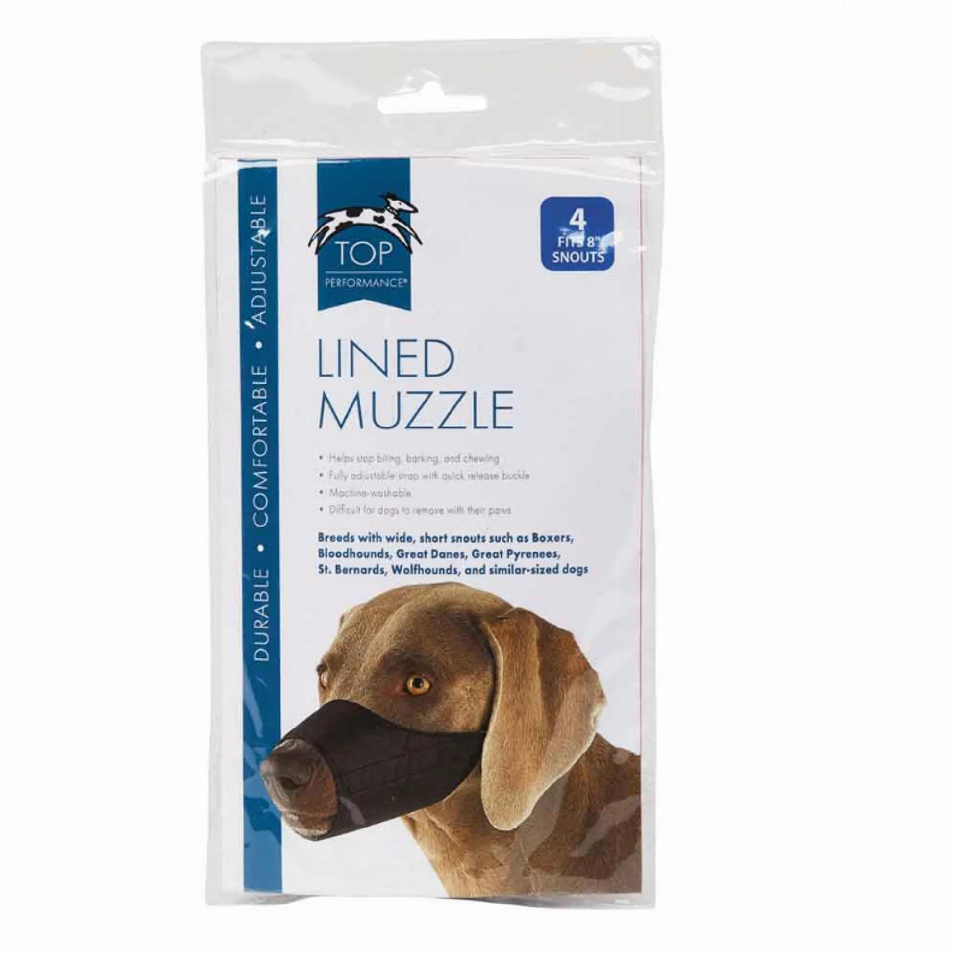 TP Lined Nylon Muzzle 10.25Insnout 5XL - Your Pet Connection