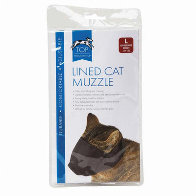 TP Lined Nylon Cat Muzzle L Over 12lb - Your Pet Connection