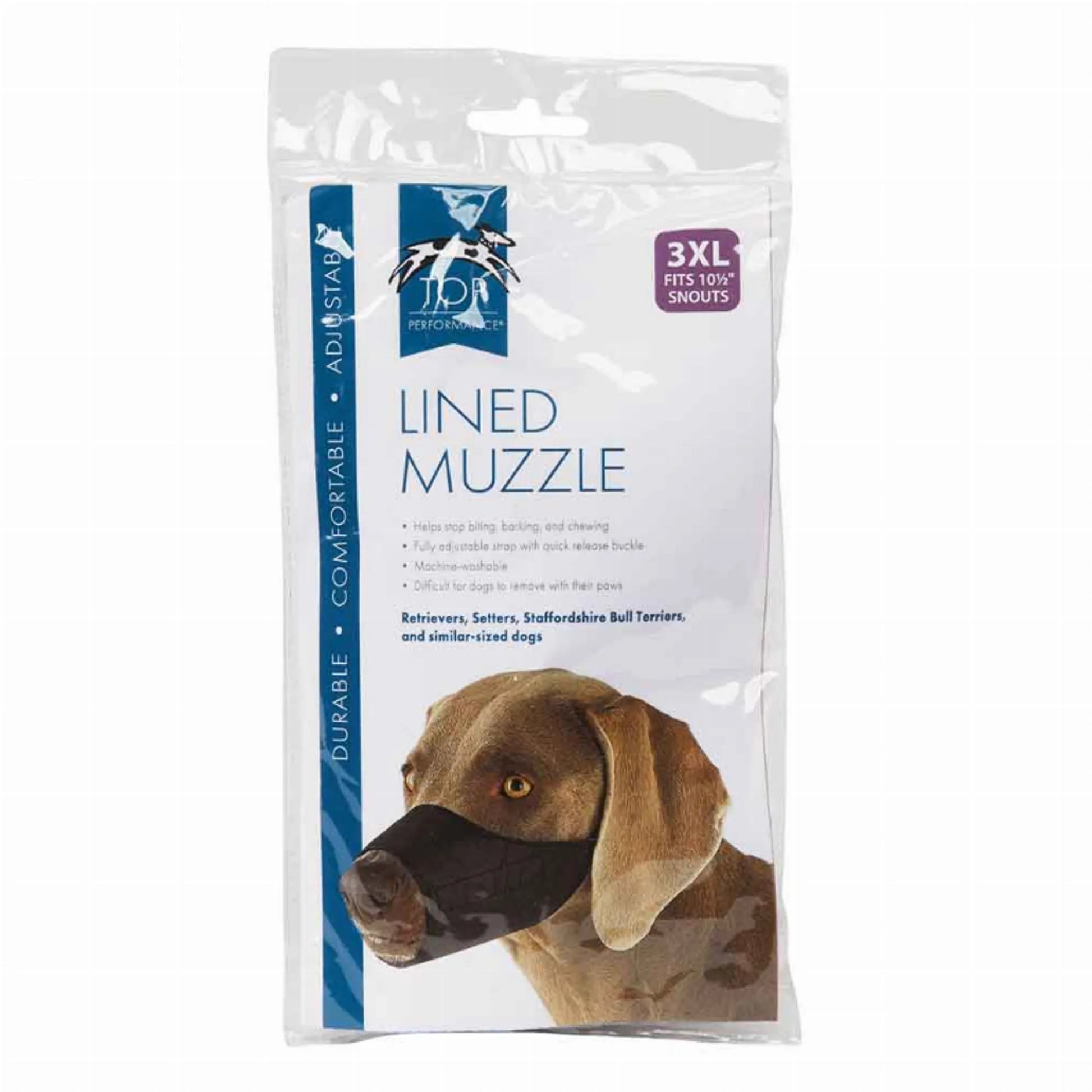 TP Lined Nylon Muzzle 10.25Insnout 5XL - Your Pet Connection