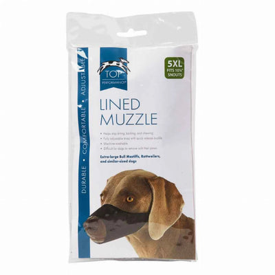 TP Lined Nylon Muzzle 10.25Insnout 5XL - Your Pet Connection