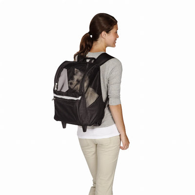 CR On the Go Rolling Backpack Blk - Your Pet Connection