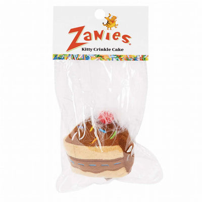 ZA Kitty Krinkle Cake with Feather - Your Pet Connection