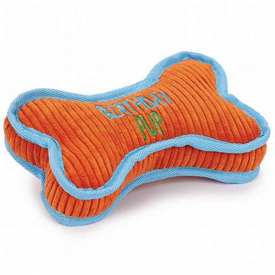 ZA Birthday Pup Corduroy Bone Org - Your Pet Connection