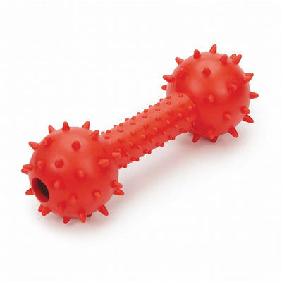 DG Spiked TPR Dumbbell with Bell - Your Pet Connection