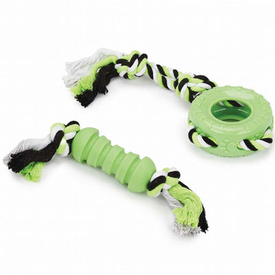 BPP Dog Rope Tug TPR Toy 2pc - Your Pet Connection