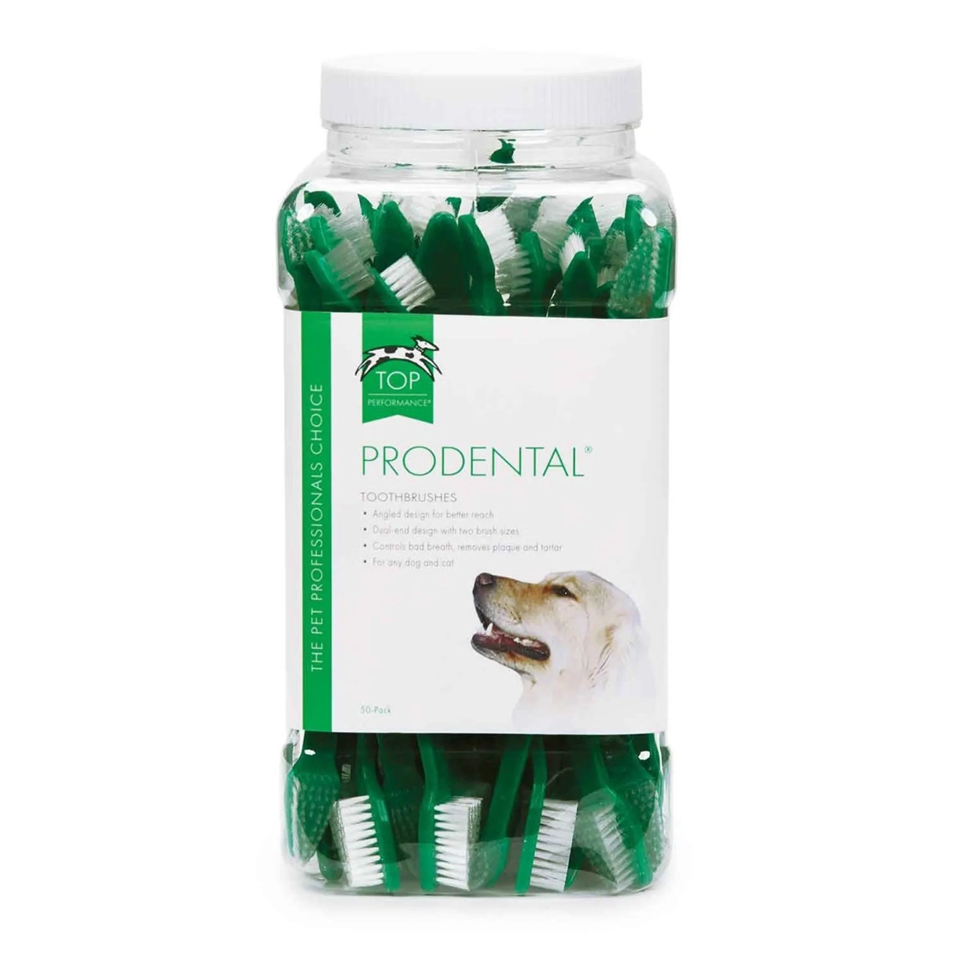 TP ProDental Dual End Brush 50Pk - Your Pet Connection