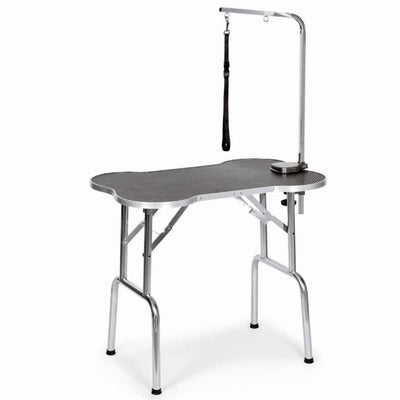 ME Bone Shaped Folding Table 36In Blk - Your Pet Connection
