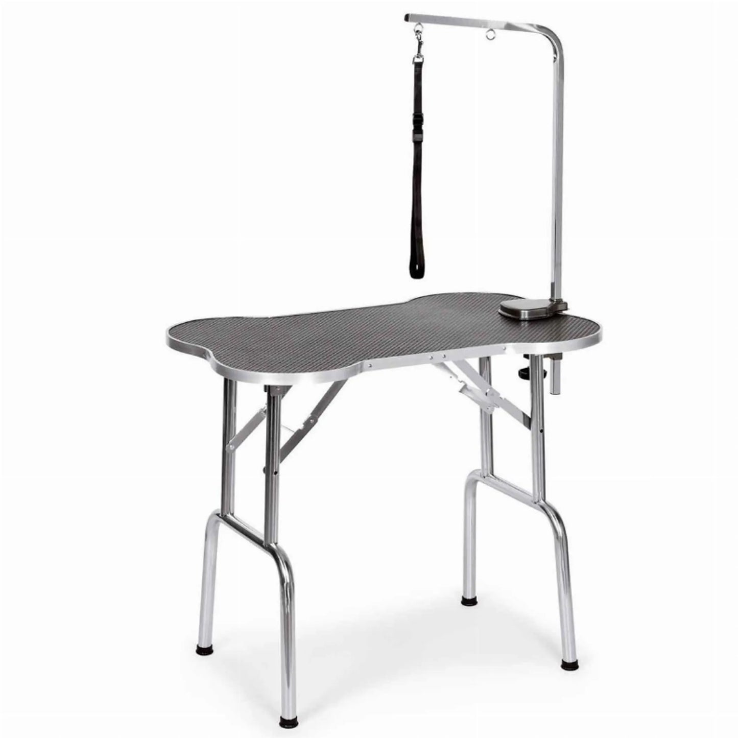 ME Bone Shaped Folding Table 36In Blk - Your Pet Connection