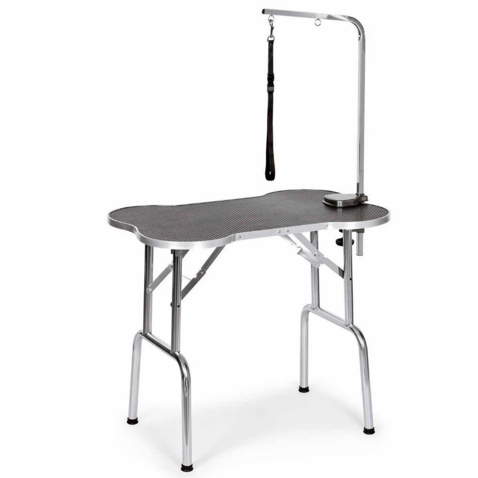 ME Bone Shaped Folding Table 36In Blk - Your Pet Connection