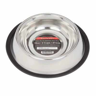PS XSuper Hvy NoTip Mirror Bowls 16oz - Your Pet Connection