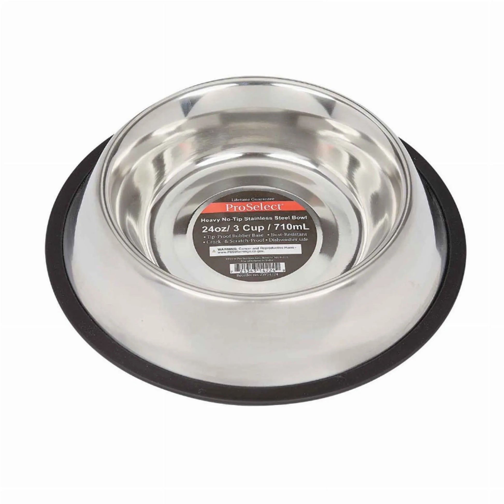 PS XSuper Hvy NoTip Mirror Bowls 16oz - Your Pet Connection