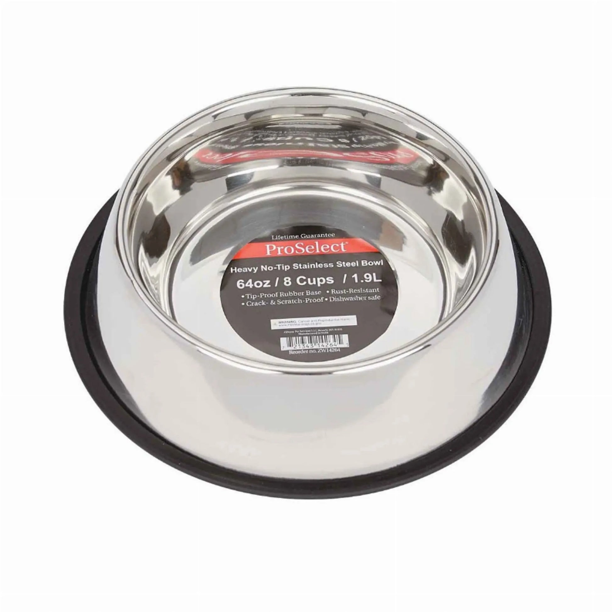 PS XSuper Hvy NoTip Mirror Bowls 16oz - Your Pet Connection