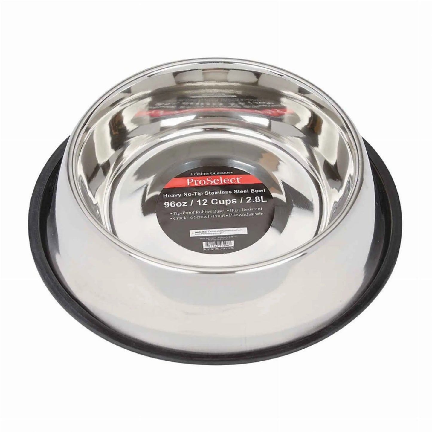 PS XSuper Hvy NoTip Mirror Bowls 16oz - Your Pet Connection