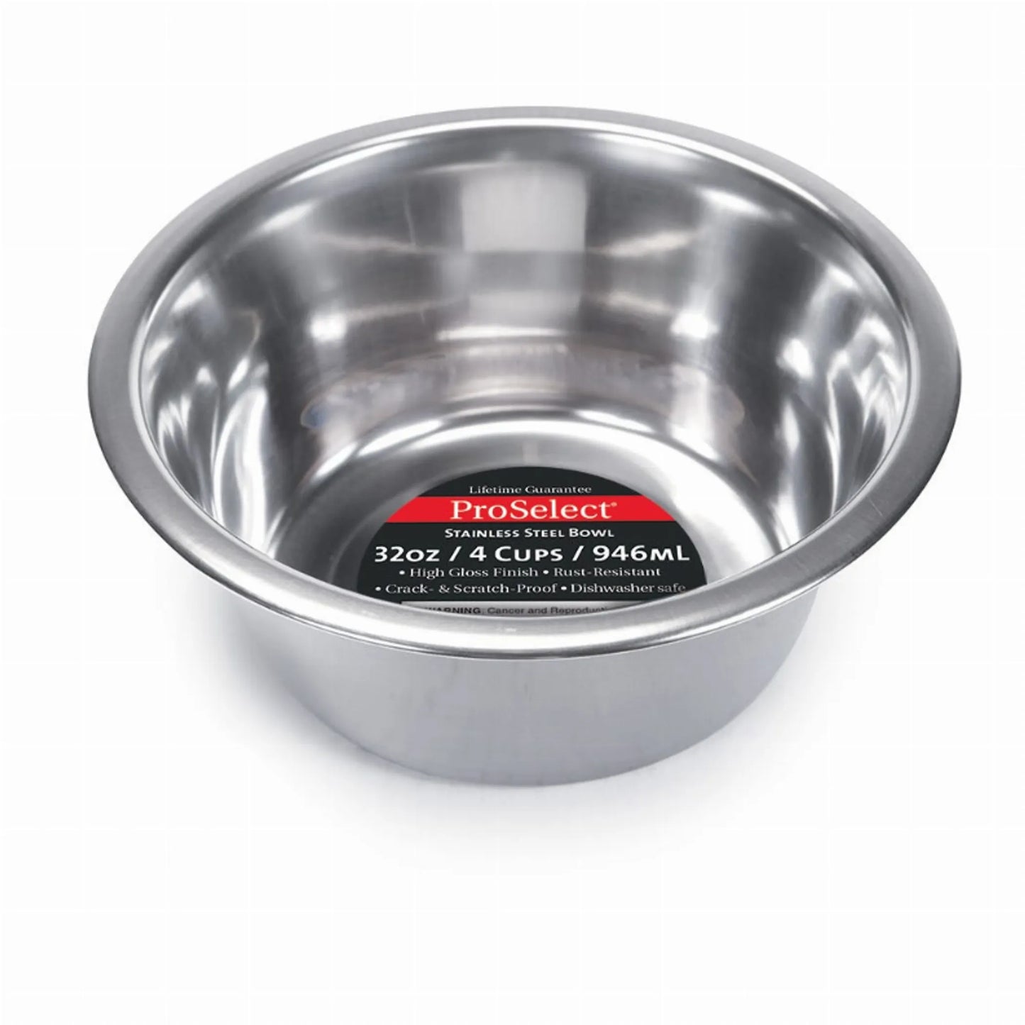 PS Heavy SS Dish Mirror Finish 160oz - Your Pet Connection