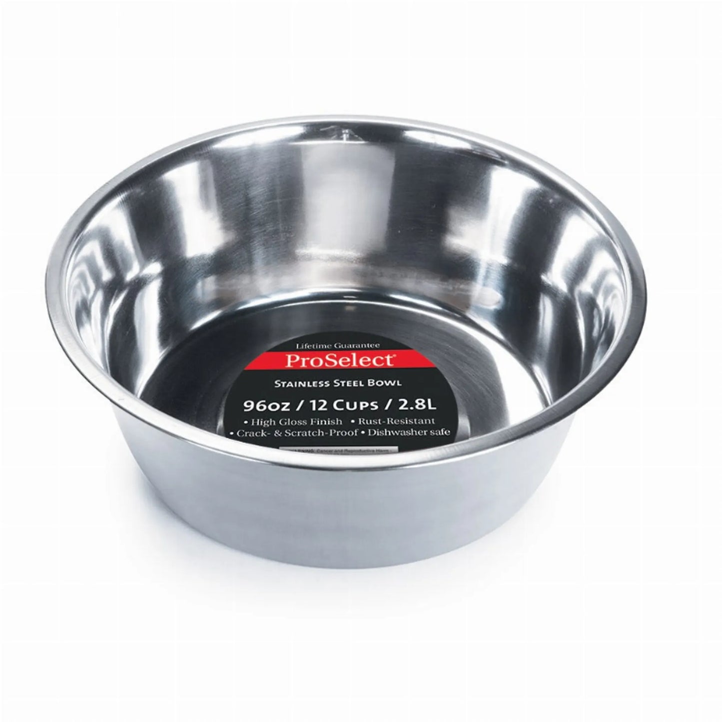 PS Heavy SS Dish Mirror Finish 160oz - Your Pet Connection