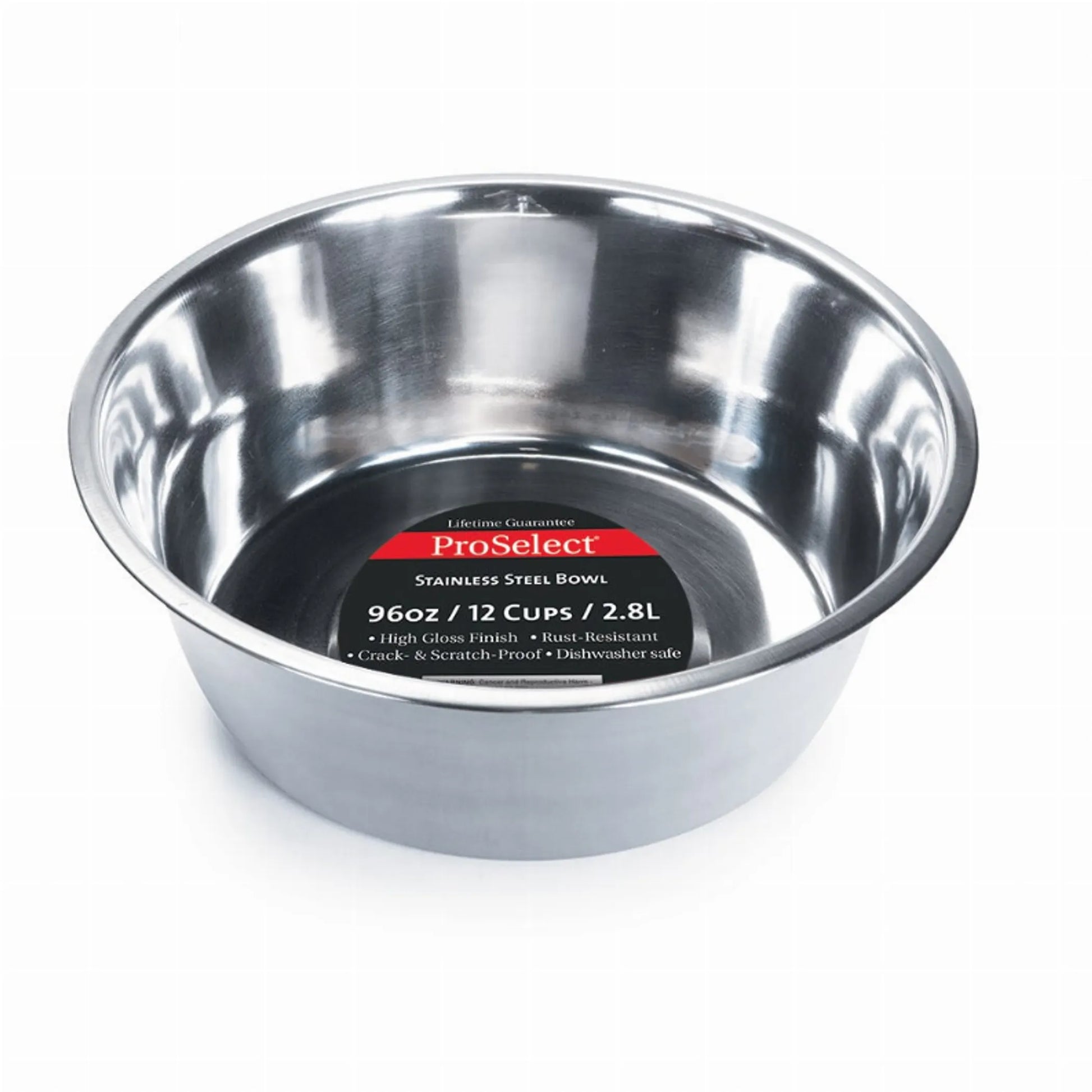 PS Heavy SS Dish Mirror Finish 160oz - Your Pet Connection