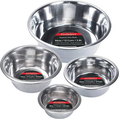 PS Heavy SS Dish Mirror Finish 160oz - Your Pet Connection