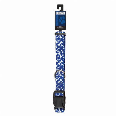 CC Patterns Collar Bone 10-16In Blu - Your Pet Connection