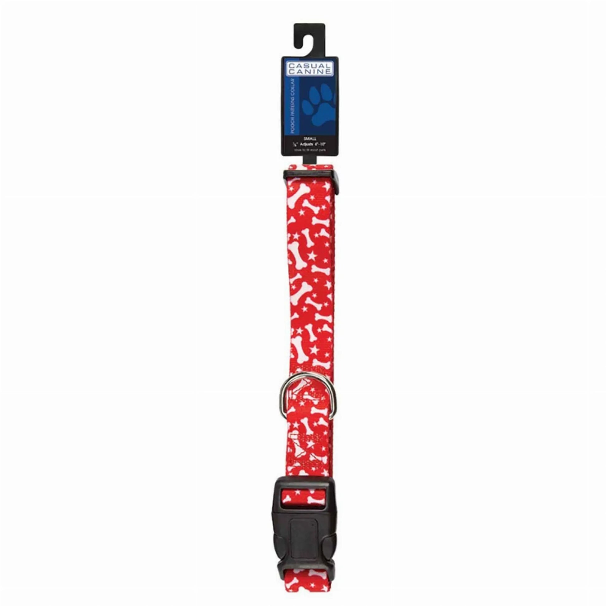 CC Patterns Collar Bone 10-16In Blu - Your Pet Connection