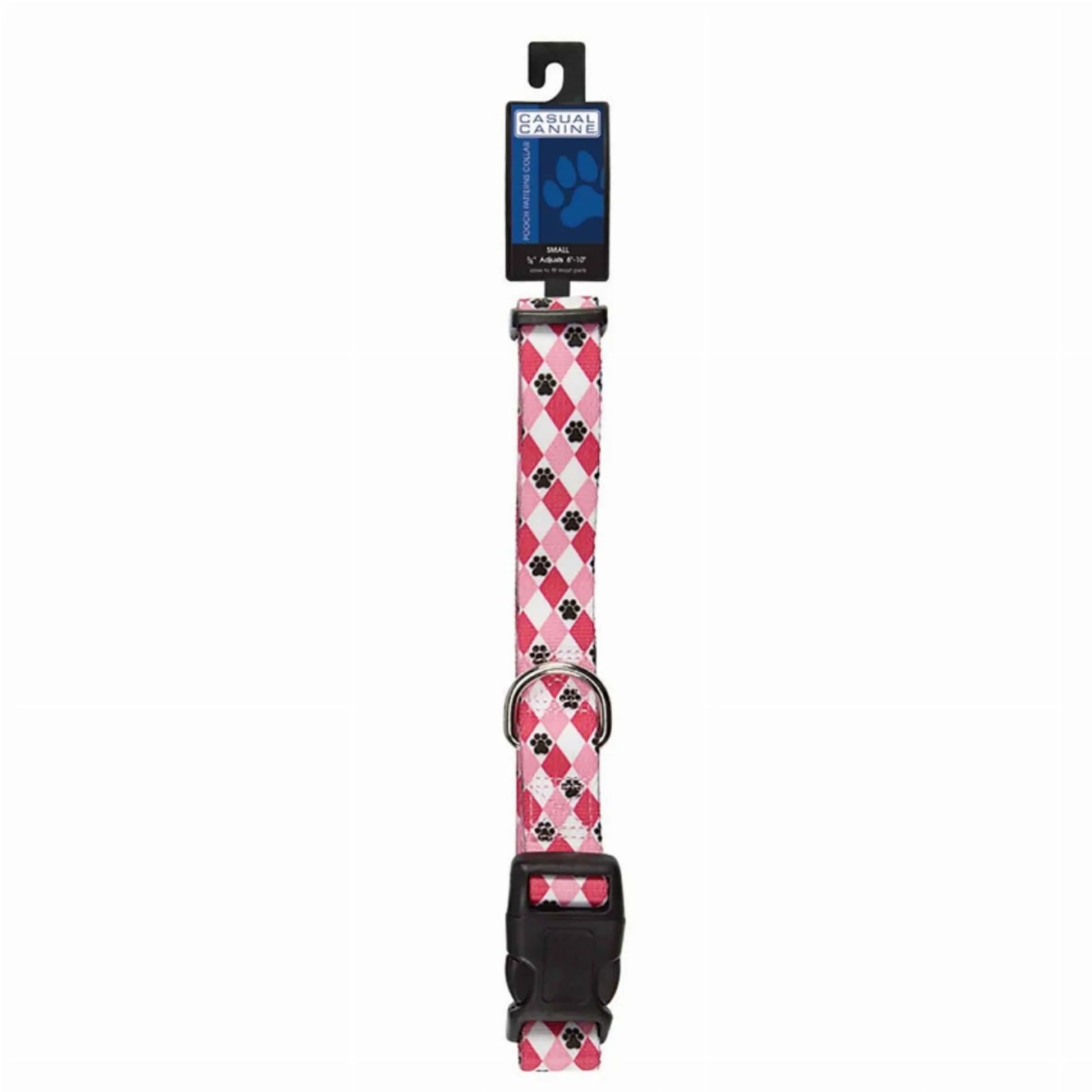 CC Patterns Collar Argyle 10-16In Blu - Your Pet Connection