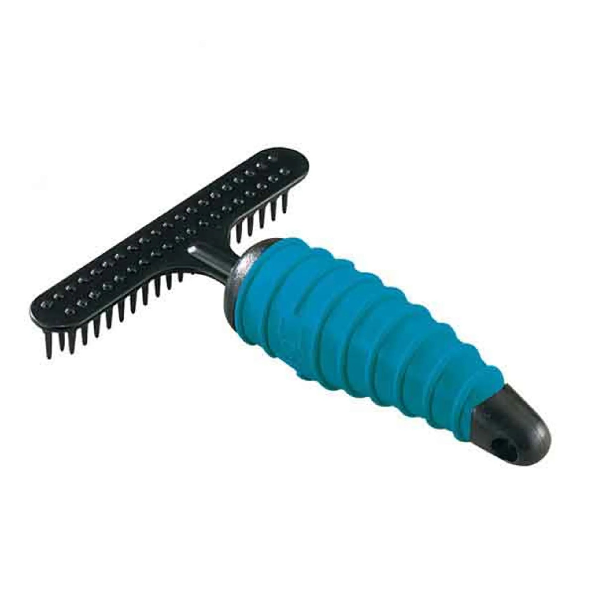 MG Ergon Undercoat Rake DblRow 39Pn Blk - Your Pet Connection