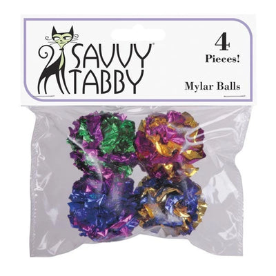 ST Mylar Balls 4Pk - Your Pet Connection