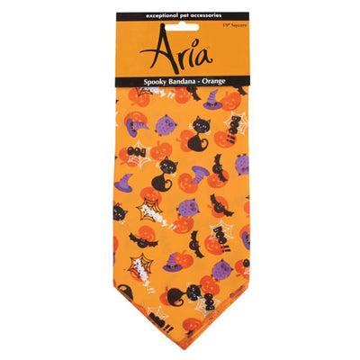 AR Spooky Bandana Org - Your Pet Connection