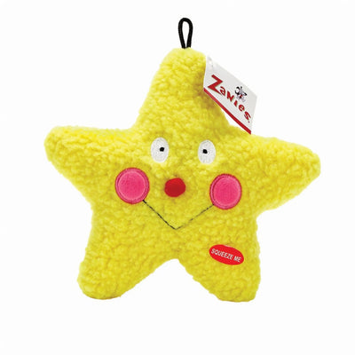ZA Smiling Toy Star 7.5In Ylw - Your Pet Connection
