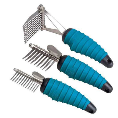MGT Ergonomic Dematting Rakes 10 Blade - Your Pet Connection