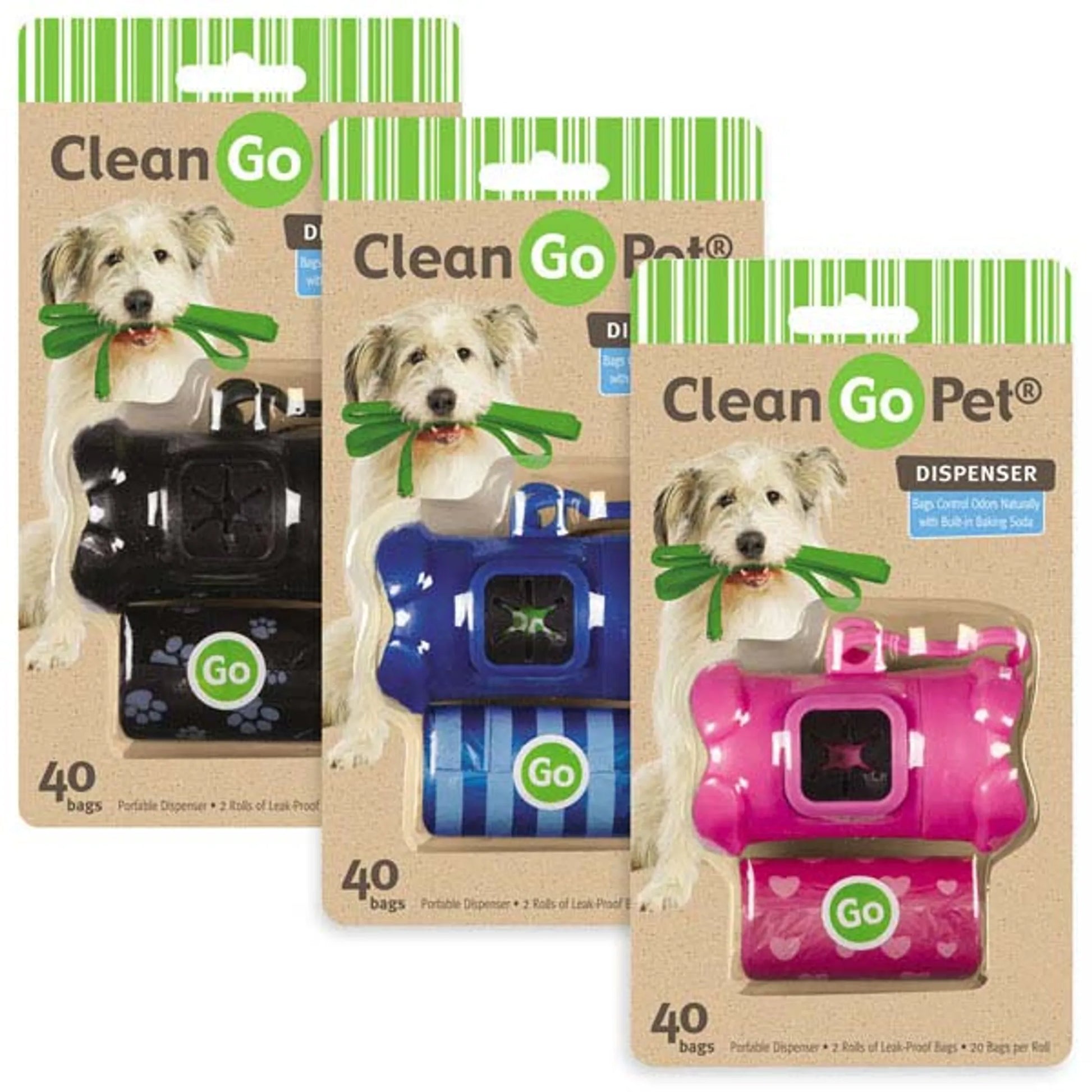 CG Bone Waste Bag Holder Blk - Your Pet Connection