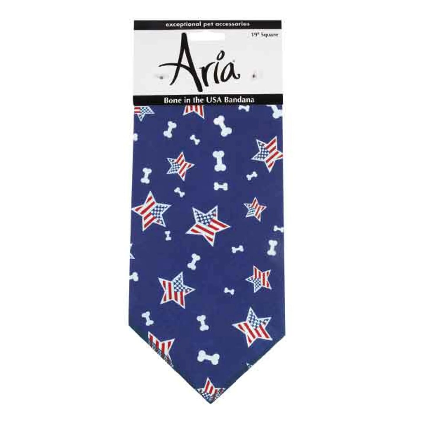 AR Bone in the USA Bandana Blu - Your Pet Connection