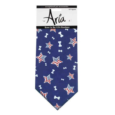 AR Bone in the USA Bandana Blu - Your Pet Connection