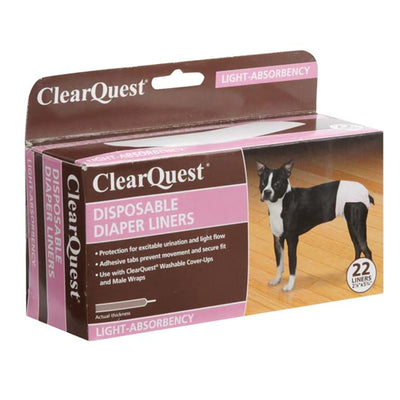 CQ Disposable Diaper Liner 22Pk Light - Your Pet Connection
