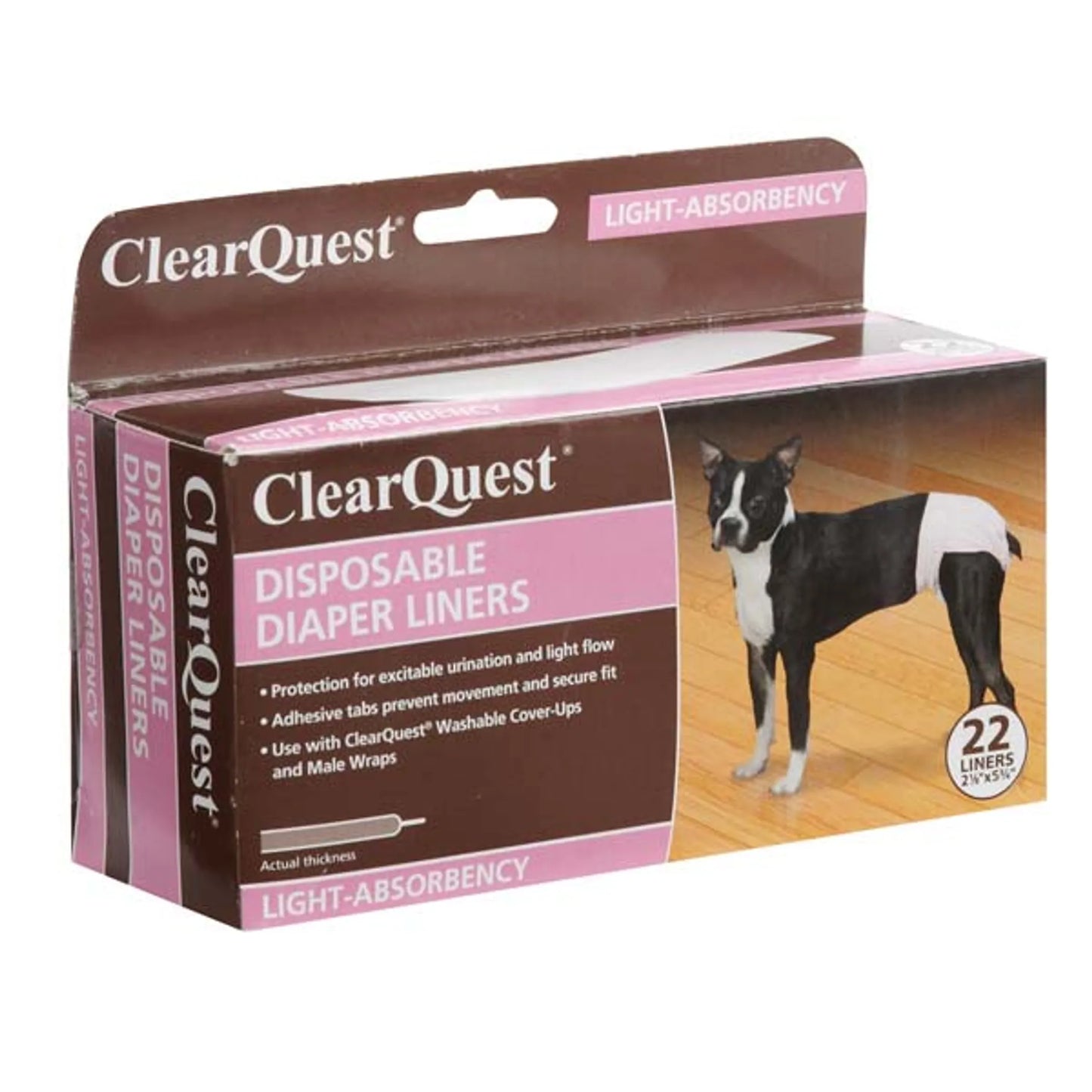 CQ Disposable Diaper Liner 22Pk Light - Your Pet Connection