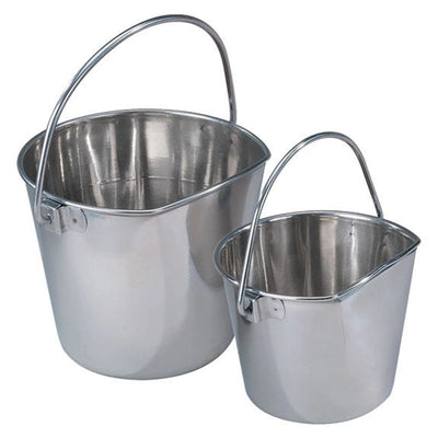 PS Stainless Flat Sided Pail 2Qt - Your Pet Connection