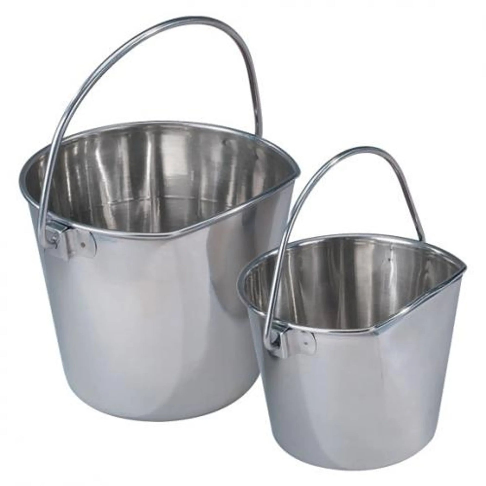 ProSelect Stainless Flat Sided Pail - Your Pet Connection
