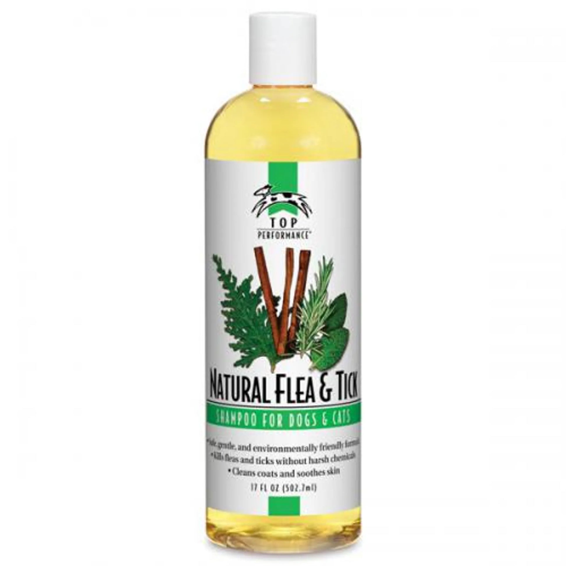 Top Performance Natural Flea&Tick Shampoo 17oz - Your Pet Connection