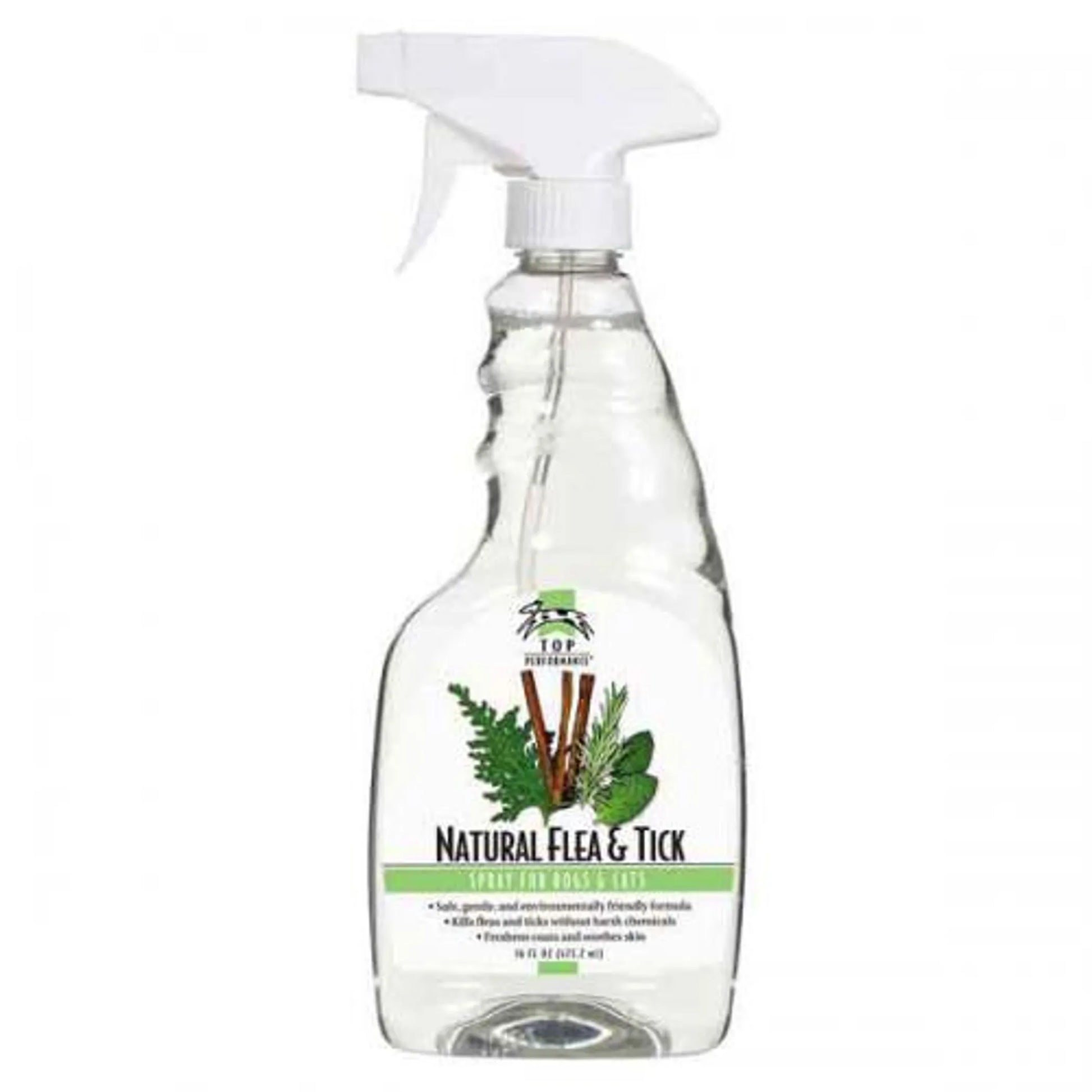 Top Performance Natural Flea&Tick Spray 16oz - Your Pet Connection