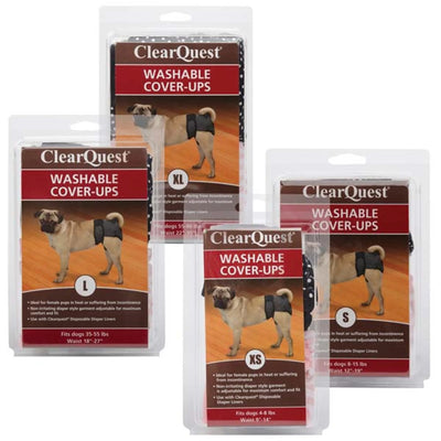 CQ Washable Cover-Up L 2Pk Blk/Pnk - Your Pet Connection