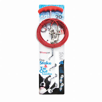 Spiral Stake/Cable Tieout - Your Pet Connection