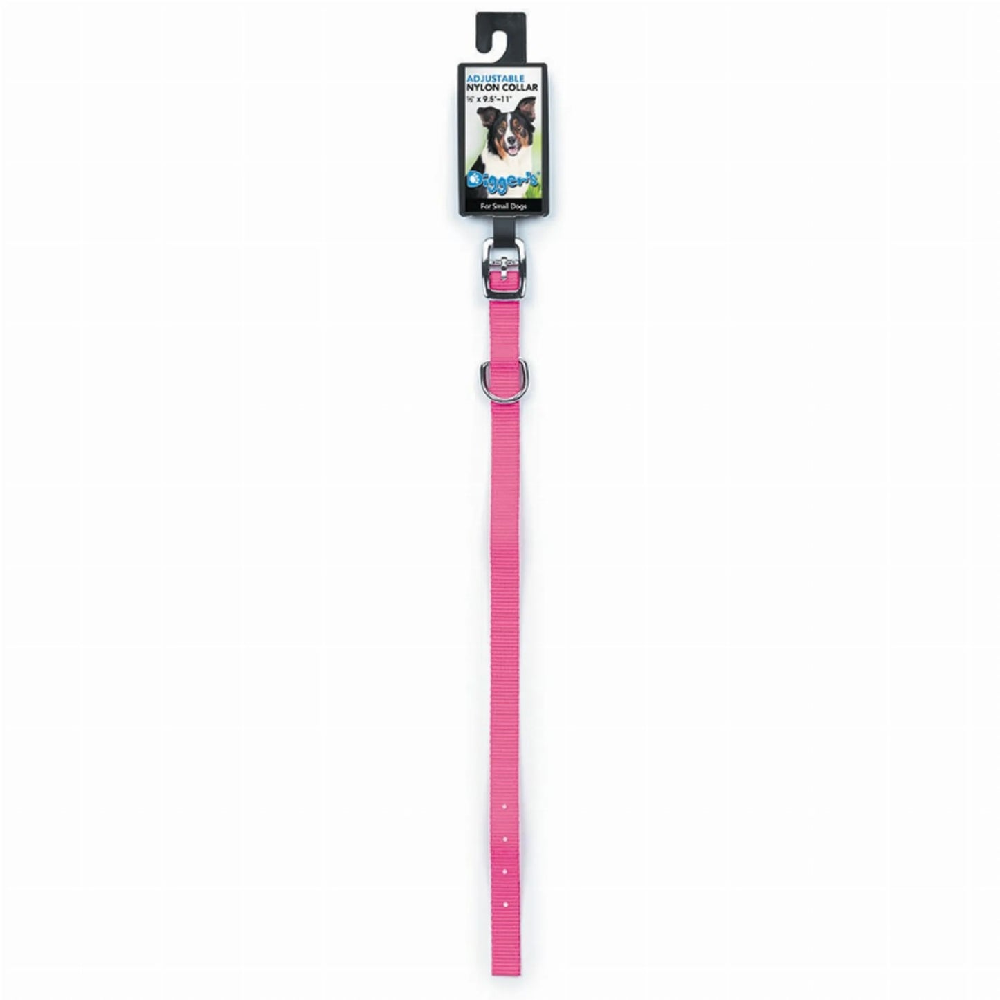 DGR 1/2in Nylon Collar 12in Black - Your Pet Connection