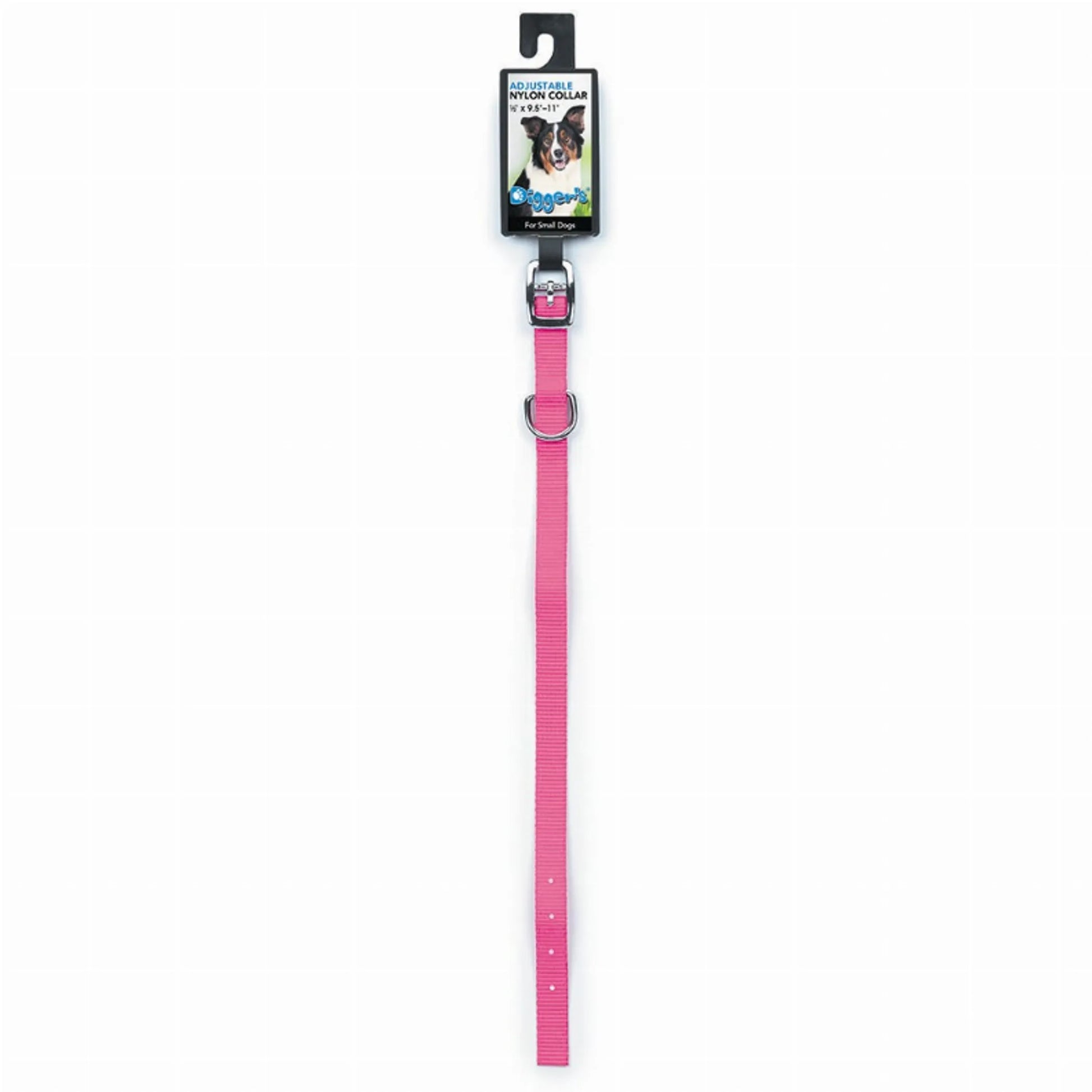 DGR 1/2in Nylon Collar 12in Black - Your Pet Connection