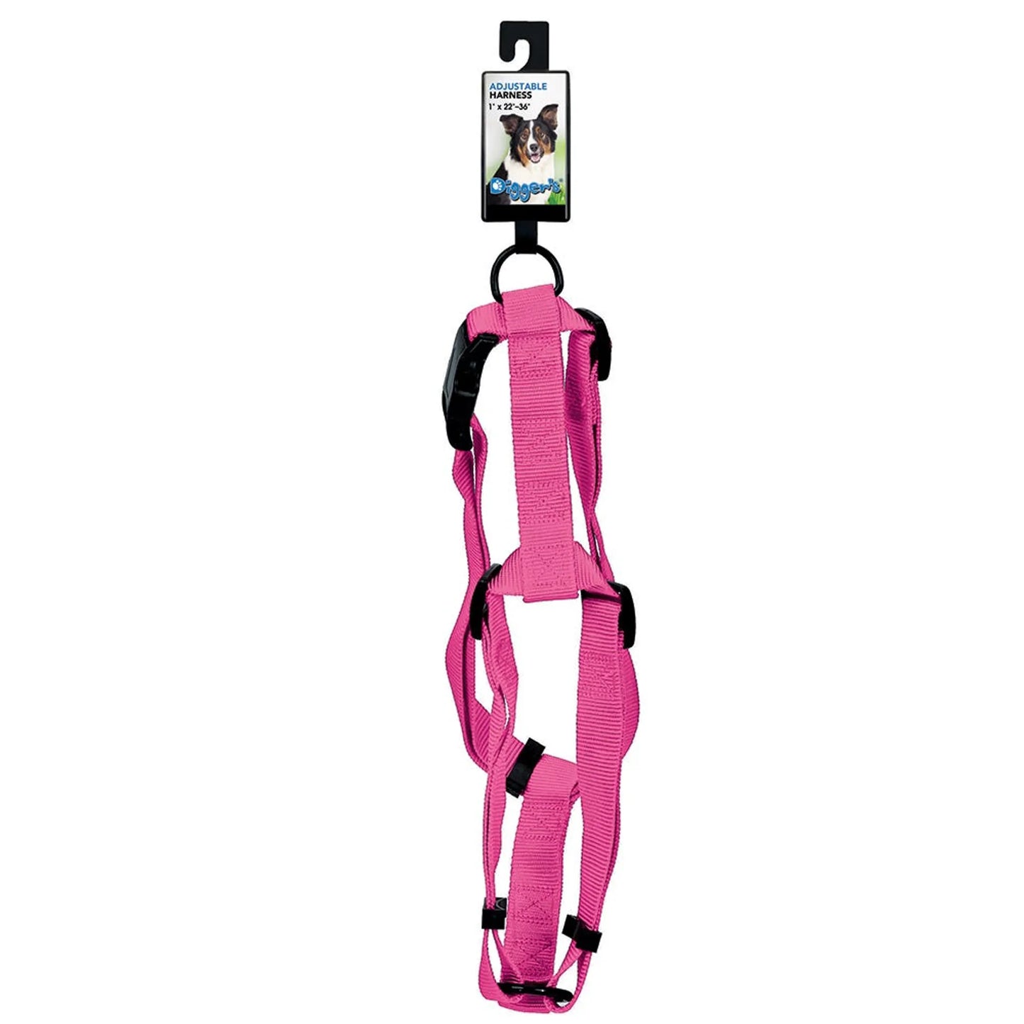 DGR 1in Adjustable Harness Black - Your Pet Connection