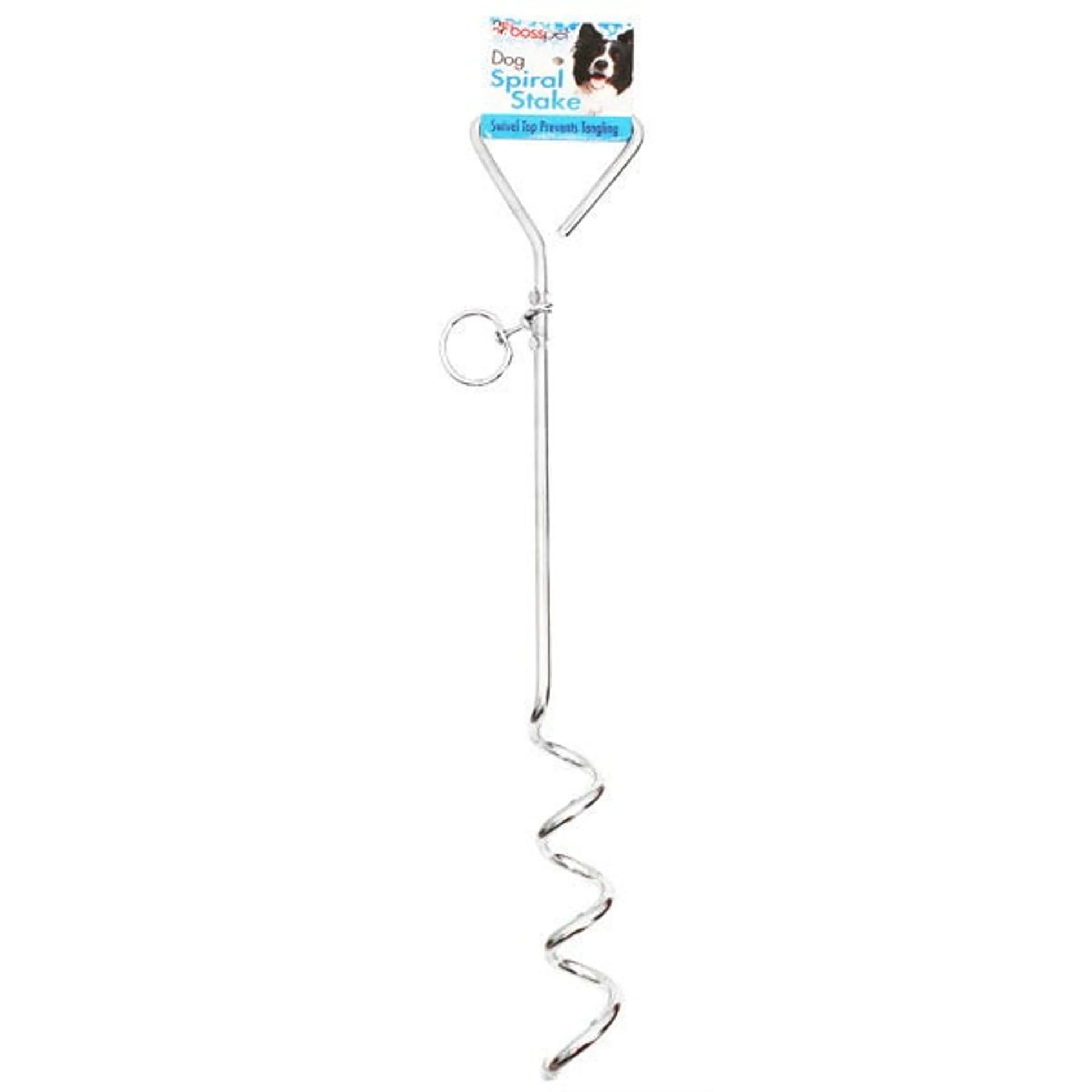 Prestige Tie Out Spiral Stake 18in - Your Pet Connection